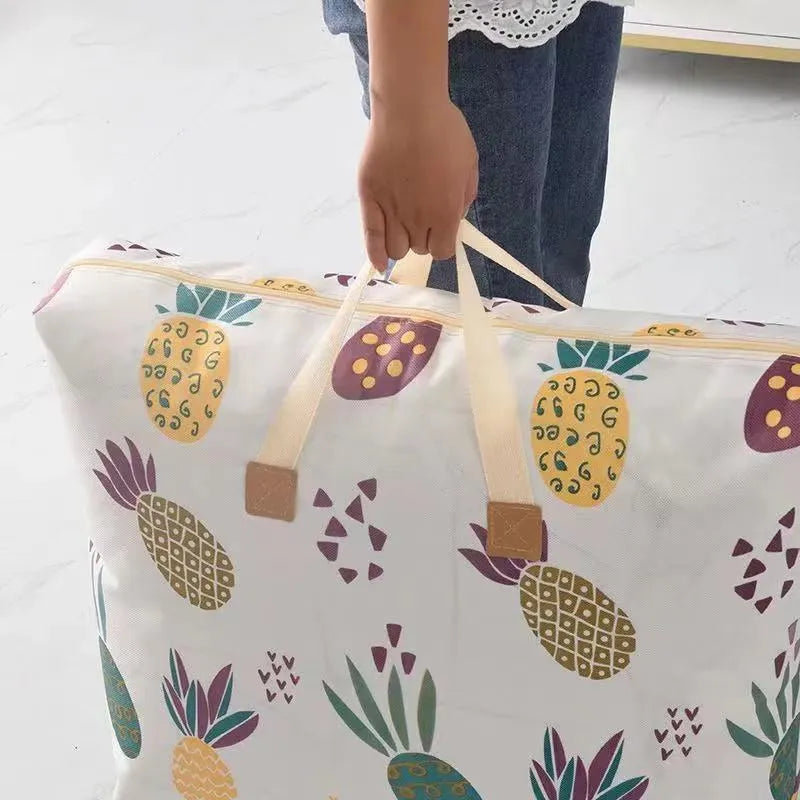 Printed Multi-Purpose Storage Bag (Pineapple Print)