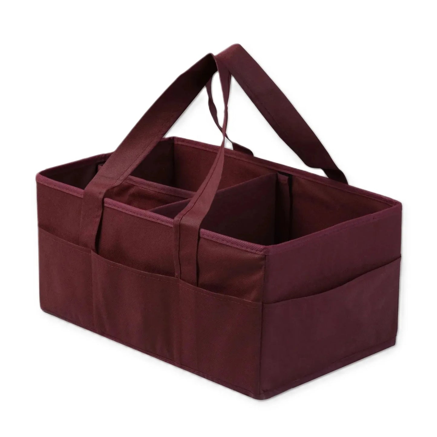 Baby Diaper Storage Caddy Organizer with Lid