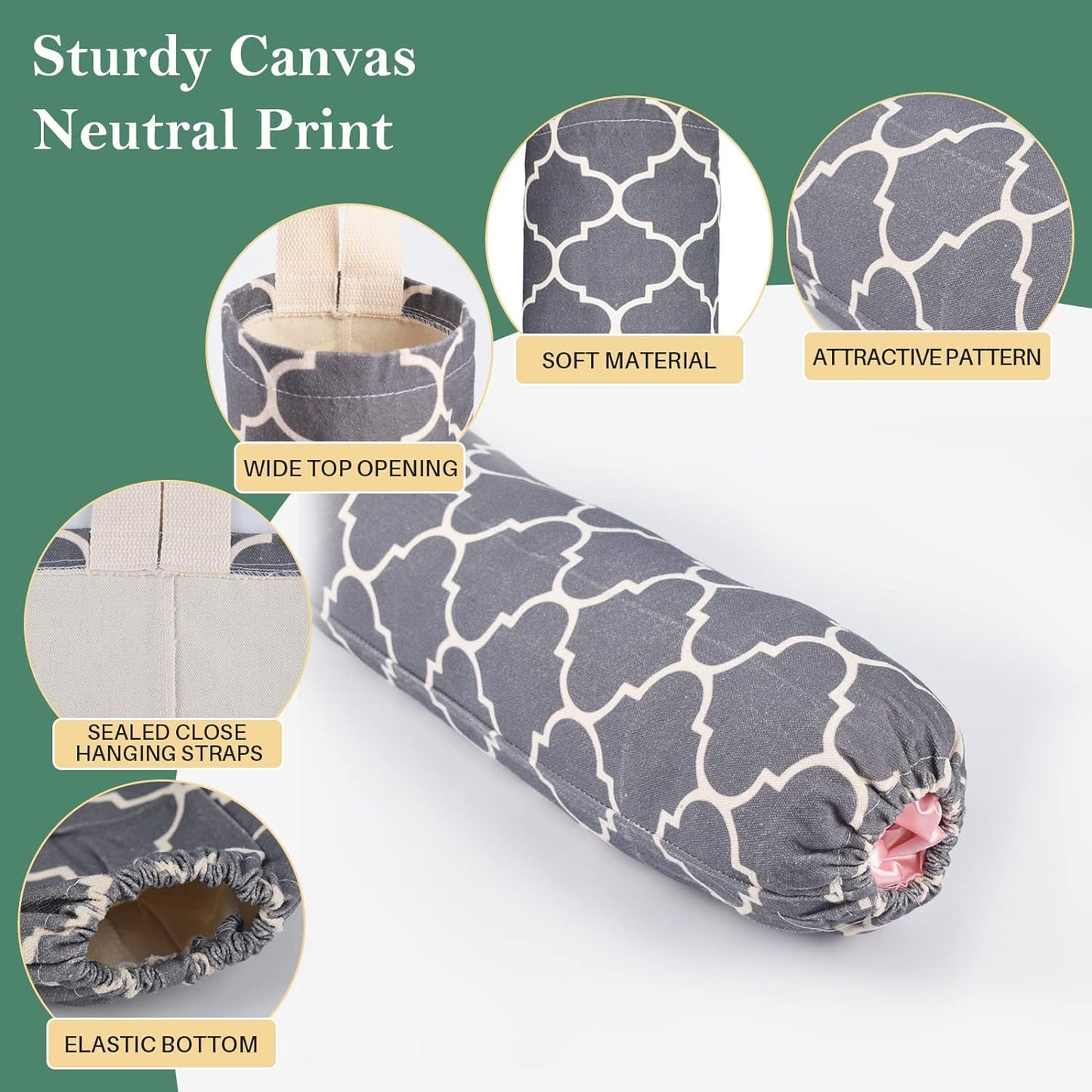 Printed Round Shopper Holder