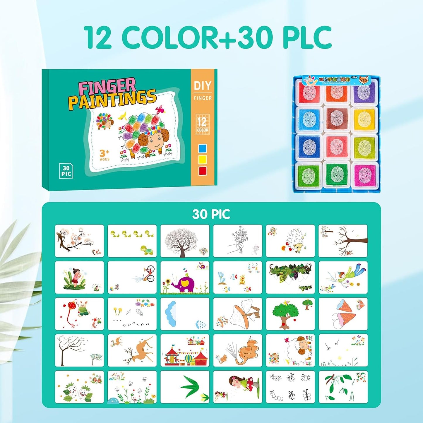 Finger Paintings for Kids